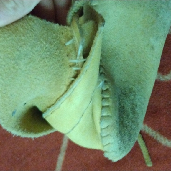Kids leather moccasins small - Picture 5 of 8